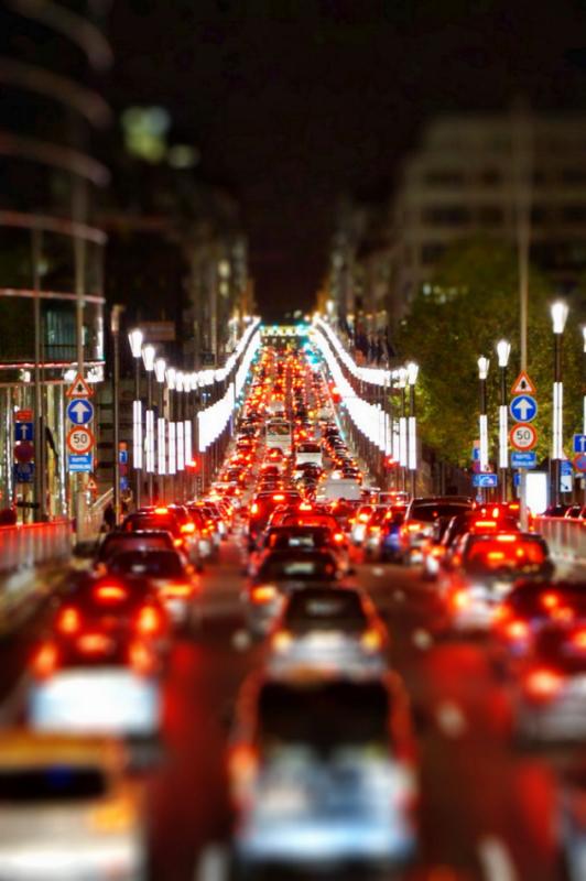 © Hans Van melkebeek - Trafic-jam in Brussels