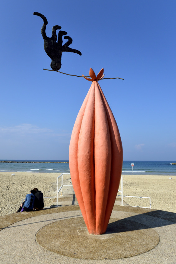 © Leonid Spektor - On the beach at winter in Tel-Aviv